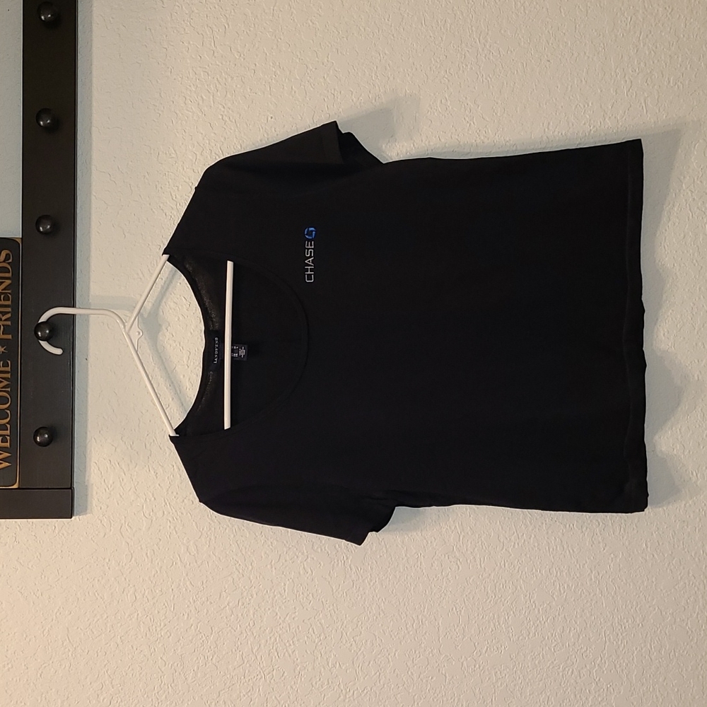 Chase Bank Lands' End short sleeve sweater